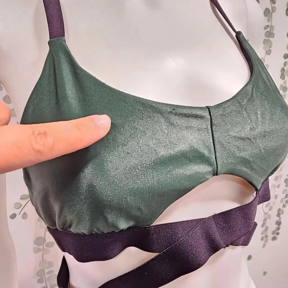 Koral Advanced Infinity Versatility Bra Sz M Green - Picture 3 of 9